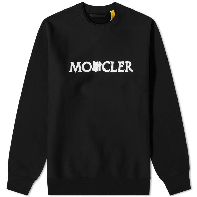 Moncler Maglia Girocollo Black Sweatshirt